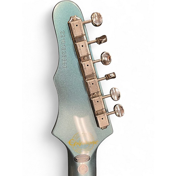 Used Epiphone 150th Anniversary Crestwood Pacific Blue Solid Body Electric Guitar