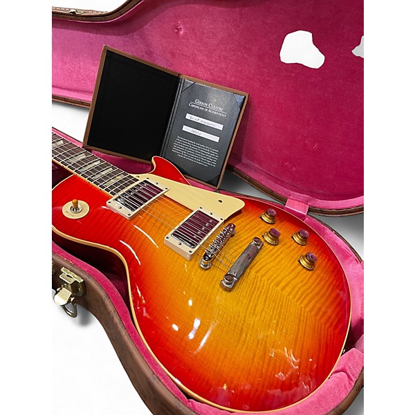 Used Gibson 2024 '60 Les Paul Standard VOS Cherry Sunburst Solid Body Electric Guitar