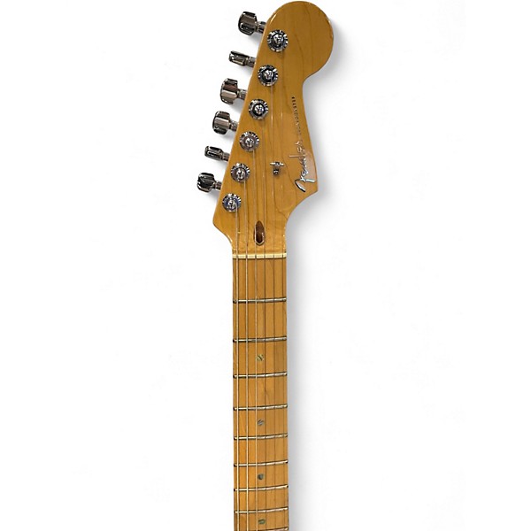 Used Fender American Deluxe Stratocaster Chrome Red Solid Body Electric Guitar