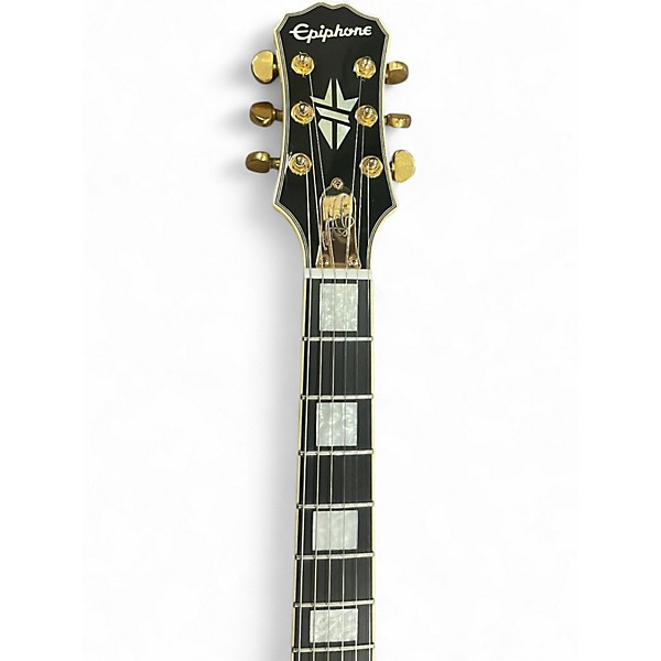 Used Epiphone Bjorn Gelotte Signature Jotun Les Paul Custom White Solid Body Electric Guitar