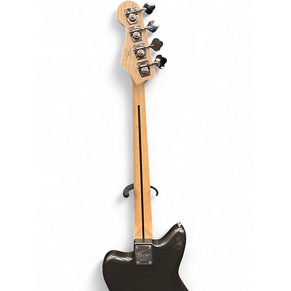Used Squier Affinity Series Jaguar Gunmetal Gray Electric Bass Guitar