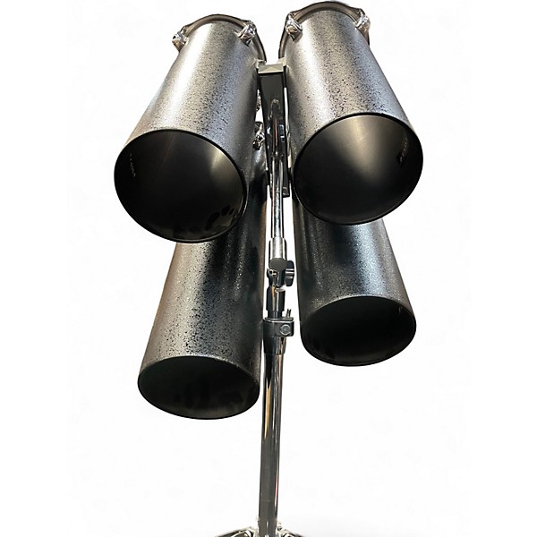 Used TAMA 6in Low Octoban Quad Set Black Roto Toms