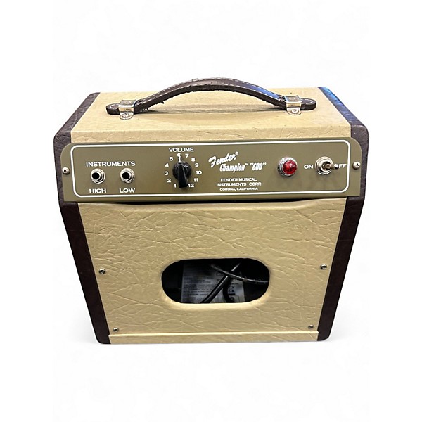 Used Fender Champion 600 5W 1X6 Tube Guitar Combo Amp