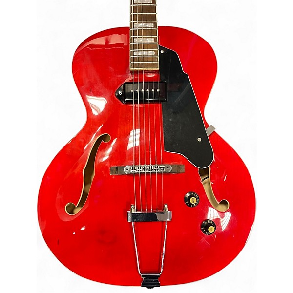 Used Grote Hollow Body Jazz GRWB Red Hollow Body Electric Guitar