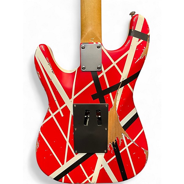 Used Firefly FFST EVH Frankenstrat EVH Custom Solid Body Electric Guitar