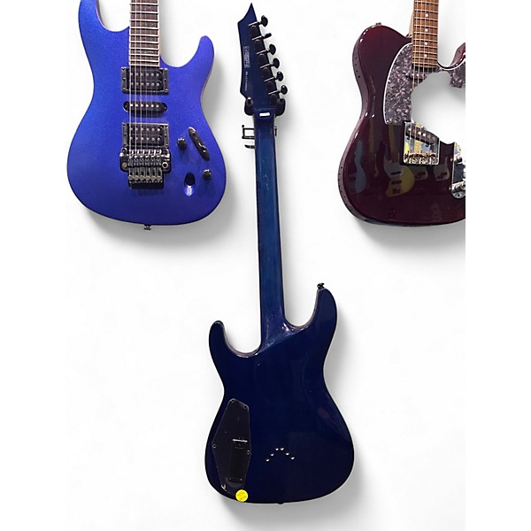 Used Dean Custom 450 Blue Solid Body Electric Guitar