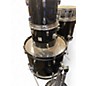 Used Percussion Plus 5 Piece 5 Piece Black Drum Kit