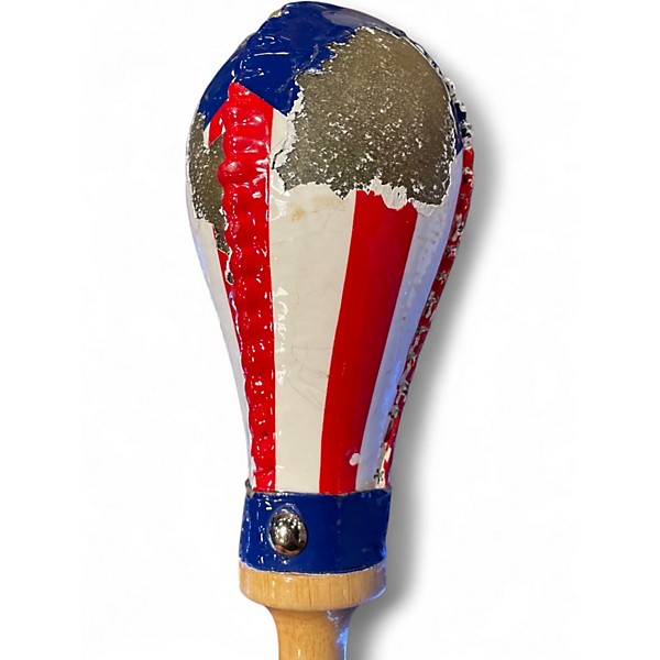 Used LP Puerto Rican Flag Rawhide Hand Percussion