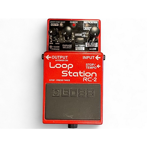 Used BOSS RC2 Loop Station Pedal
