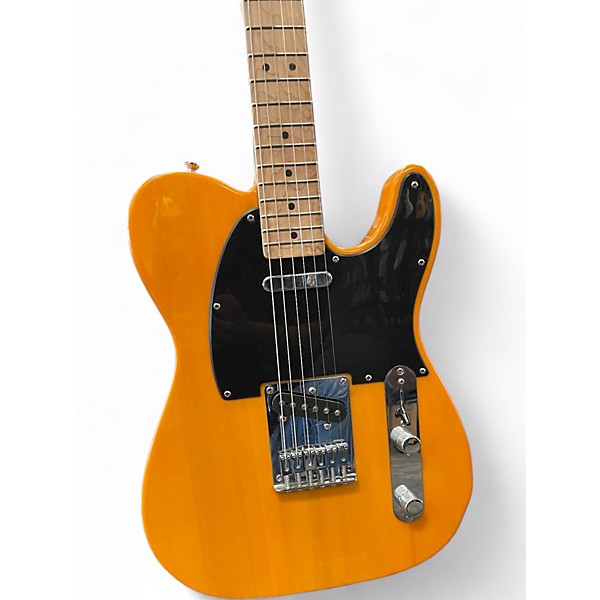 Used Squire TELECASTER AFFINITY SERIES ORANGE Solid Body Electric Guitar