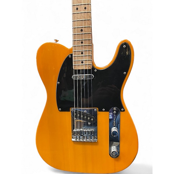 Used Squire TELECASTER AFFINITY SERIES ORANGE Solid Body Electric Guitar