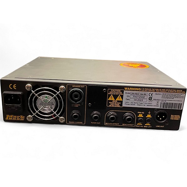 Used Markbass Little Mark Tube 800 Tube Bass Amp Head