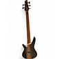 Used Ibanez SR505 5 String NATURAL BROWN Electric Bass Guitar