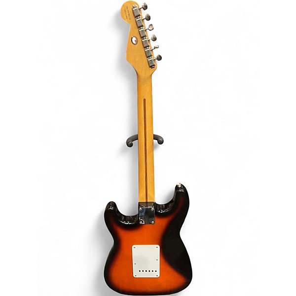 Used 1995 Fender Standard Stratocaster 2 Tone Sunburst Solid Body Electric Guitar