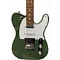 Used Warmoth Guitar Tele Style Guitar olive green Solid Body Electric Guitar