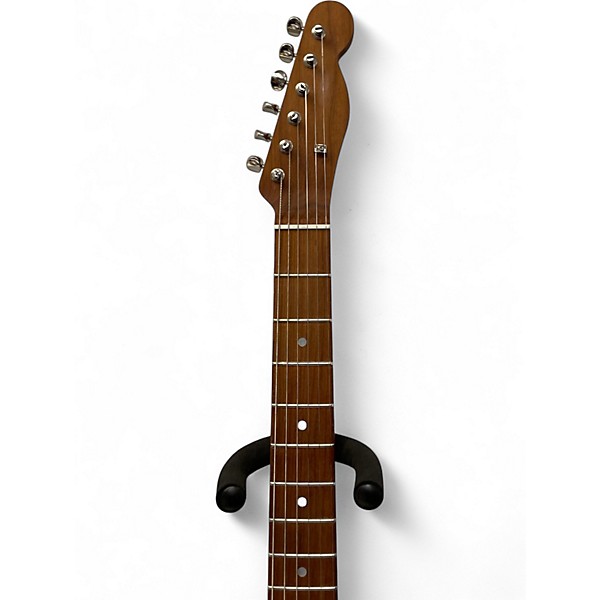 Used Warmoth Guitar Tele Style Guitar olive green Solid Body Electric Guitar