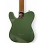 Used Warmoth Guitar Tele Style Guitar olive green Solid Body Electric Guitar
