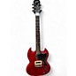 Used Epiphone SG Junior Trans Red Solid Body Electric Guitar