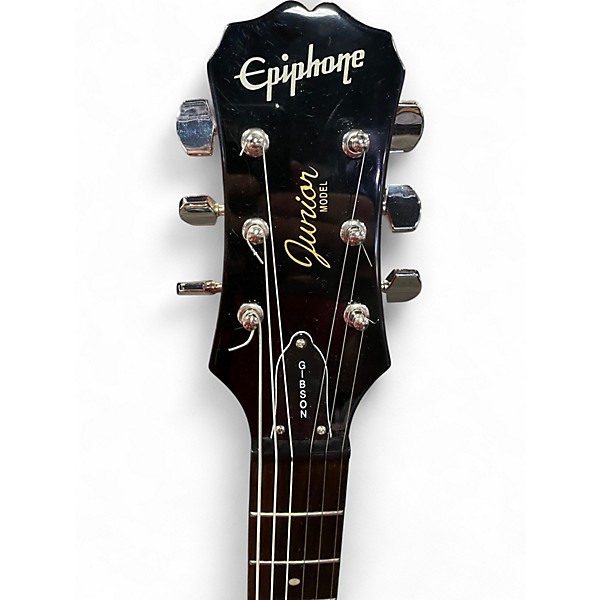 Used Epiphone SG Junior Trans Red Solid Body Electric Guitar