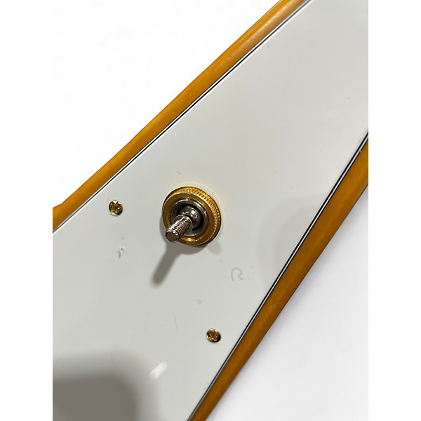 Used Epiphone inspired by gibson explorer Natural Solid Body Electric Guitar