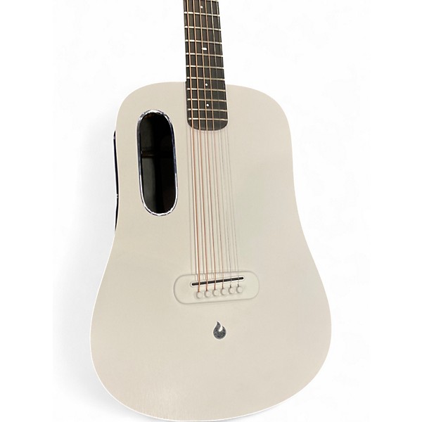 Used LAVA MUSIC ME PLAY 36" Deep Blue and Frost White Acoustic Electric Guitar