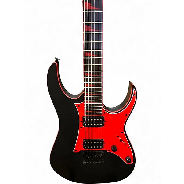 Used Ibanez GRG131DX Black Solid Body Electric Guitar