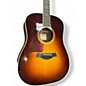 Used 2010s Taylor 710E Left Handed 2 Color Sunburst Acoustic Electric Guitar