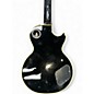 Used 2010s Epiphone Les Paul Custom Left Handed Black Electric Guitar