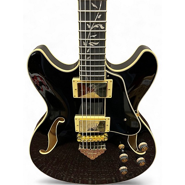 Used Ibanez AS93SP Artcore Black Hollow Body Electric Guitar