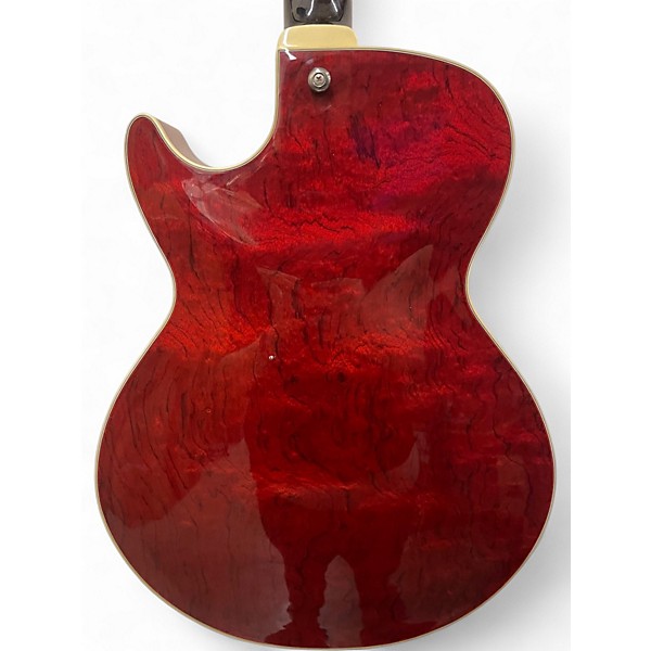 Used Ibanez AG85 TRD  Red Hollow Body Electric Guitar