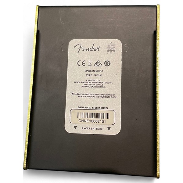 Used Fender PUGILIST DISTORTION Effect Pedal