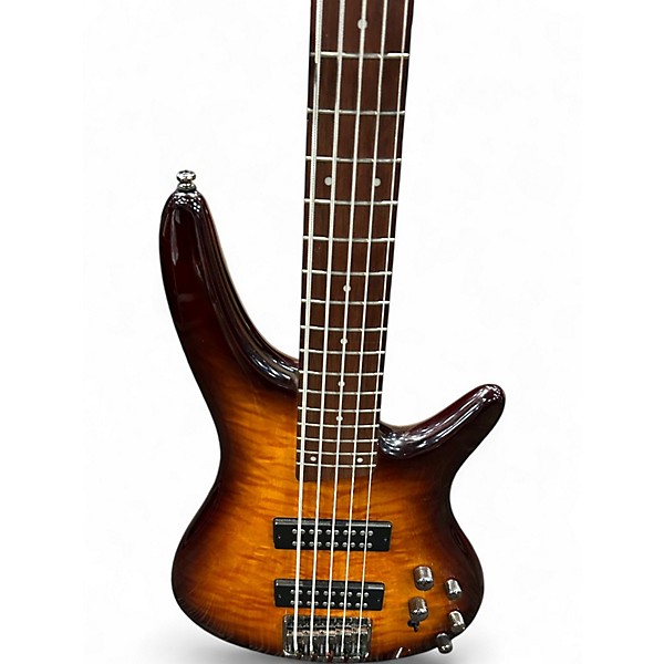 Used Ibanez SR405 5 String QM Electric Bass Guitar