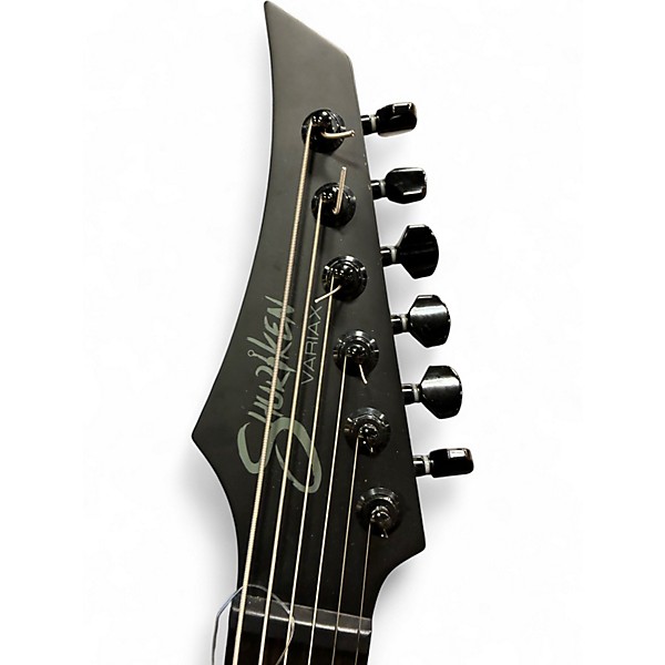 Used Line 6 Shuriken Variax Satin Black Solid Body Electric Guitar