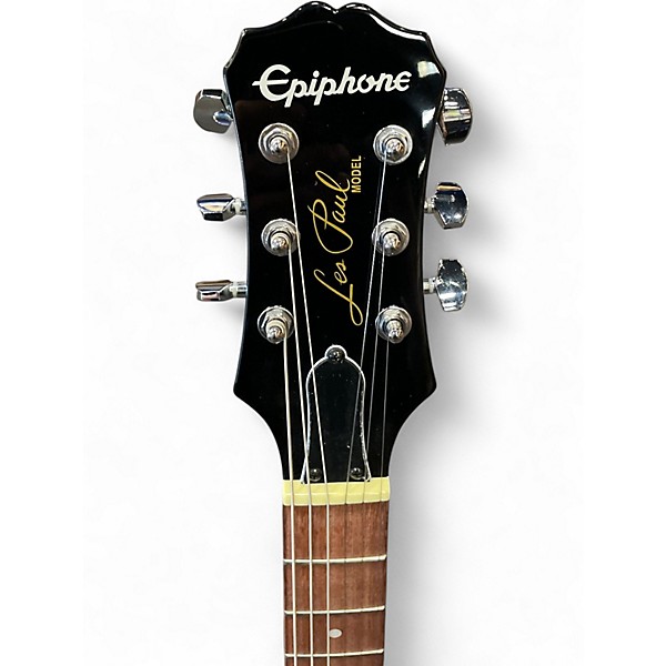 Used Epiphone Les Paul Studio E1 Ebony Solid Body Electric Guitar