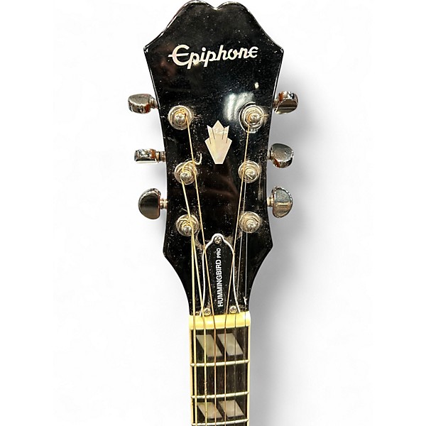 Used Epiphone Hummingbird Pro 2 Color Sunburst Acoustic Electric Guitar
