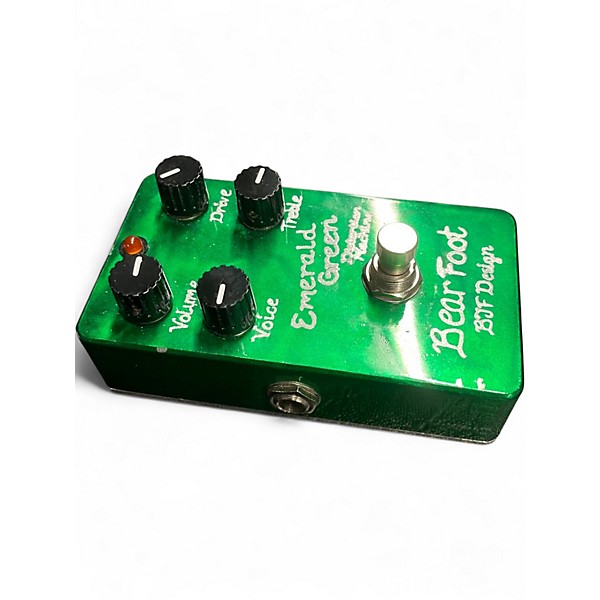 Used Bearfoot  Emerald Green Distortion Machine Effect Pedal