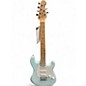 Used Sterling by Music Man CUTLASS Blue Solid Body Electric Guitar thumbnail