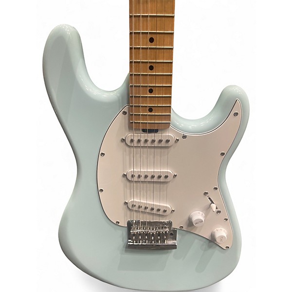 Used Sterling by Music Man CUTLASS Blue Solid Body Electric Guitar