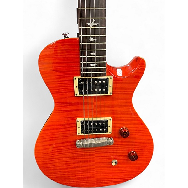 Used PRS Singlecut SE orange Solid Body Electric Guitar