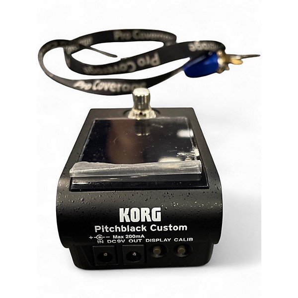Used KORG PB01 Pitchblack Chromatic Tuner Pedal