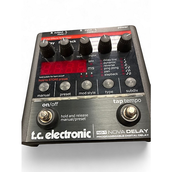 Used 2020s TC Electronic ND1 Nova Delay Effect Pedal