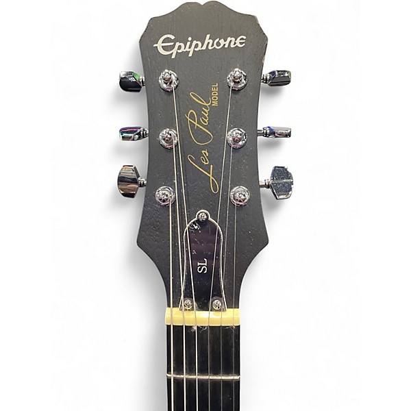 Used Epiphone Les Paul SL Black Solid Body Electric Guitar