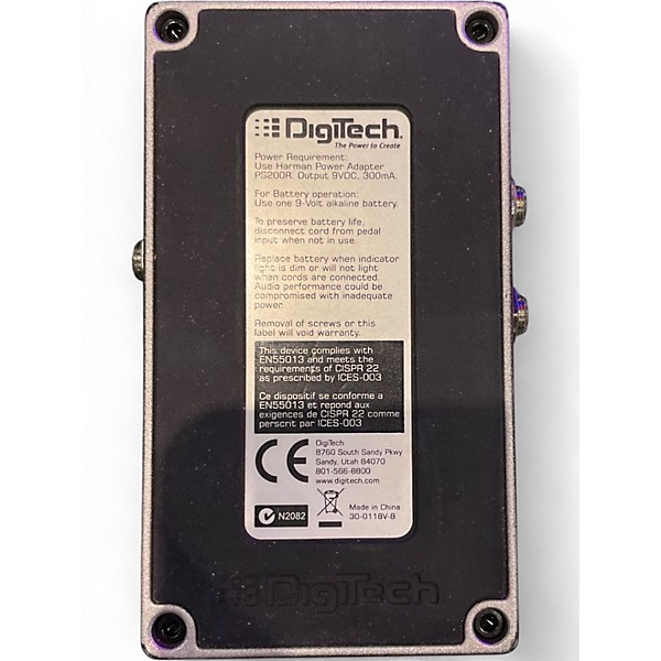 Used DigiTech Grunge Distortion Effect Pedal