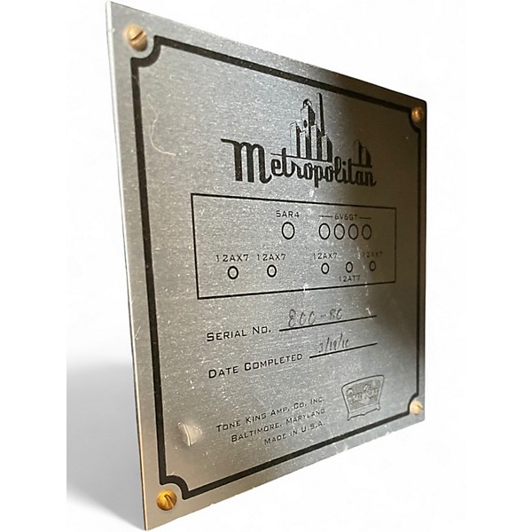 Used Tone King Metropolitan 40W 1x12 Tube Guitar Combo Amp