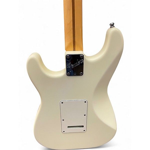 Used Fender American Standard Stratocaster Olympic White Solid Body Electric Guitar