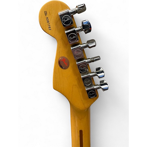 Used Fender American Standard Stratocaster Olympic White Solid Body Electric Guitar