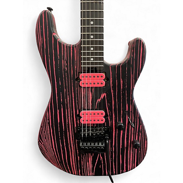Used Charvel San Dimas Style 1 HH Pink Solid Body Electric Guitar