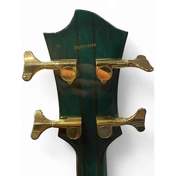 Used PEERLESS SMOKED BASS CUSTOM GREEN ANALINE Electric Bass Guitar