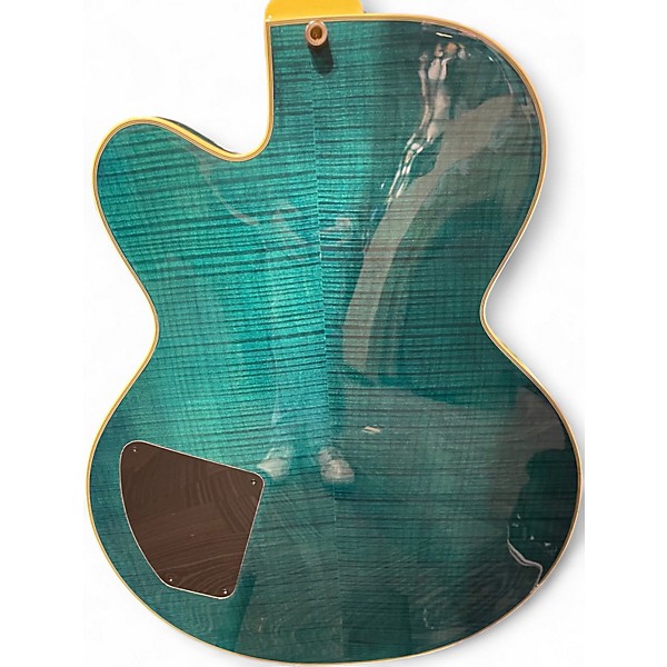 Used PEERLESS SMOKED BASS CUSTOM GREEN ANALINE Electric Bass Guitar