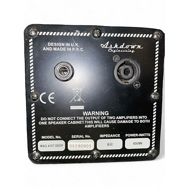 Used Ashdown MAG410T 4x10 Bass Cabinet